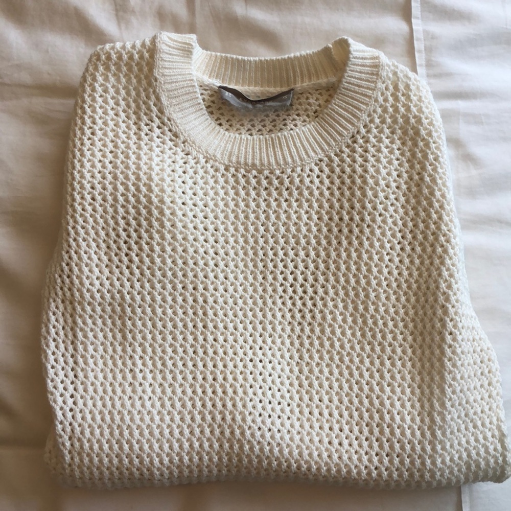 Everlane waffle knit sweater